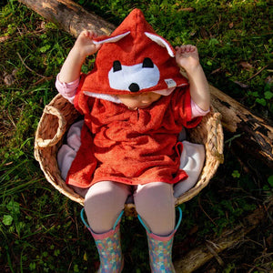 Poncho mit kurzen Ärmeln, FUCHS – für Kleinkinder