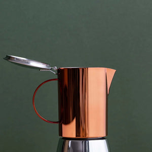 La Cafetière Espressokocher aus poliertem Edelstahl in Kupferoptik – 300 ml