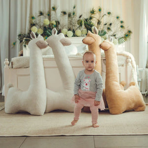Alpaca gigante in peluche - Beige
