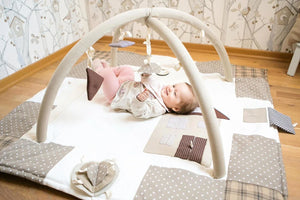 Baby-Spielmatte, 120x120 cm – Braun