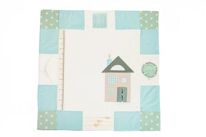 Tapis d'éveil pour bébé, 120x120 cm - Vert menthe