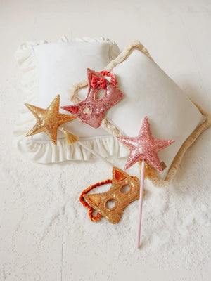 Cat Mask - Pink Sequins