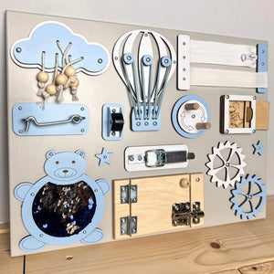 Très petit busy board avec portes (30×40 cm)