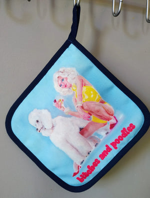 Topflappen „Bitches and Poodles“