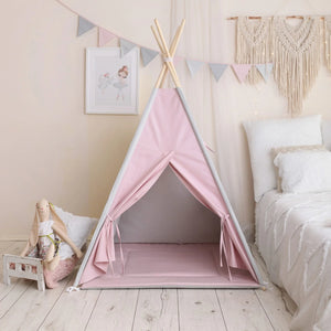 Grey-Pink Teepee Tent