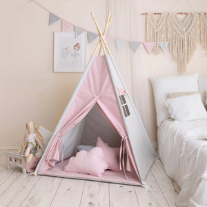 Grey-Pink Teepee Tent