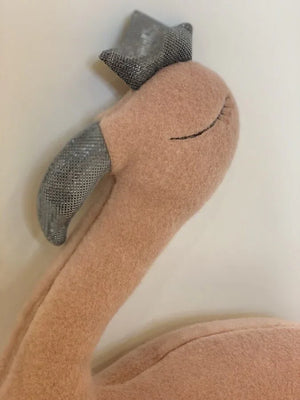 Peluche fenicottero rosa fatto a mano
