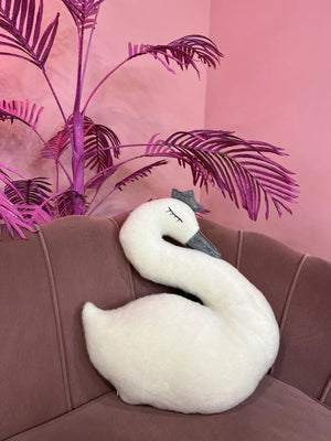 Peluche cigno fatto a mano