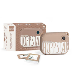 Appareil photo numérique pour enfants Hoppstar Artist Memo beige avec jeu de mémoire, à partir de 5 ans