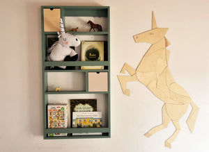 Decorazione da parete in legno - Cavallo/Unicorno