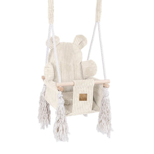Balançoire bébé d'intérieur, Teddy - Écru