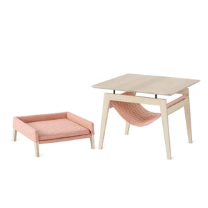 Mesa Kikko y cama para gato Lulu - Frambuesa
