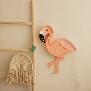 Lampe Flamant rose par Little Lights