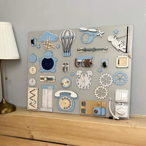 Tablero de actividades Montessori Marvel (50×60 cm)