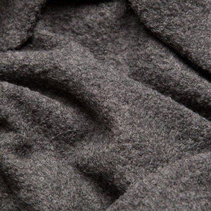 Plaid luxueux en laine d'alpaga super fine bouclée