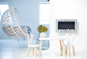 Set aus Tisch und 2 Stühlen – Hase