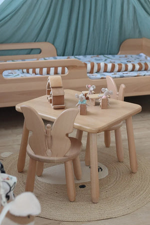 Ensemble table et 2 chaises - Papillon