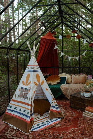 Tienda tipo tipi con alfombra - Native Vibe