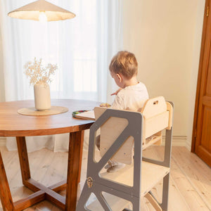 Tour d'apprentissage transformable - Combo Modustep et chaise haute