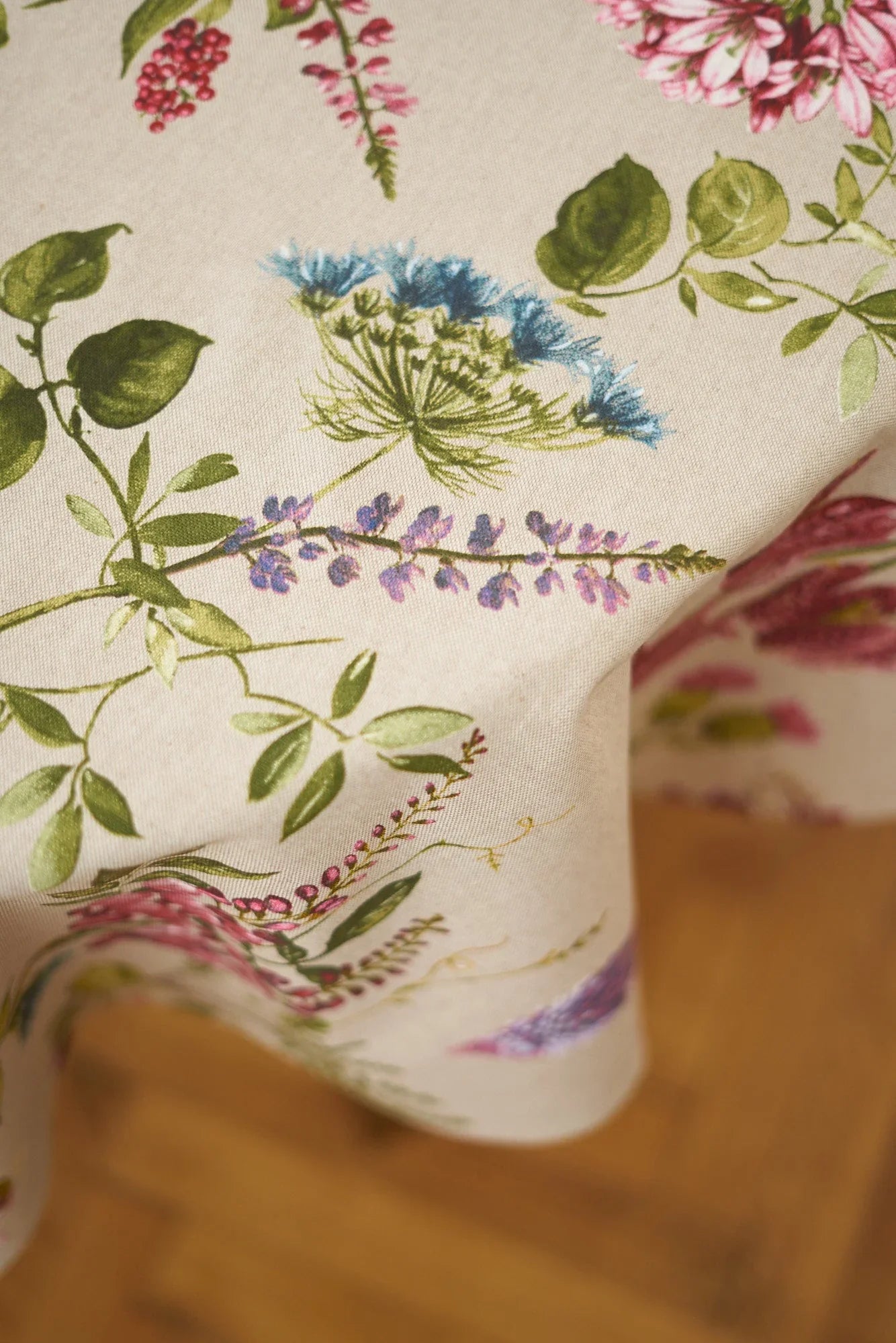 Nappe ronde à fleurs - Botanico