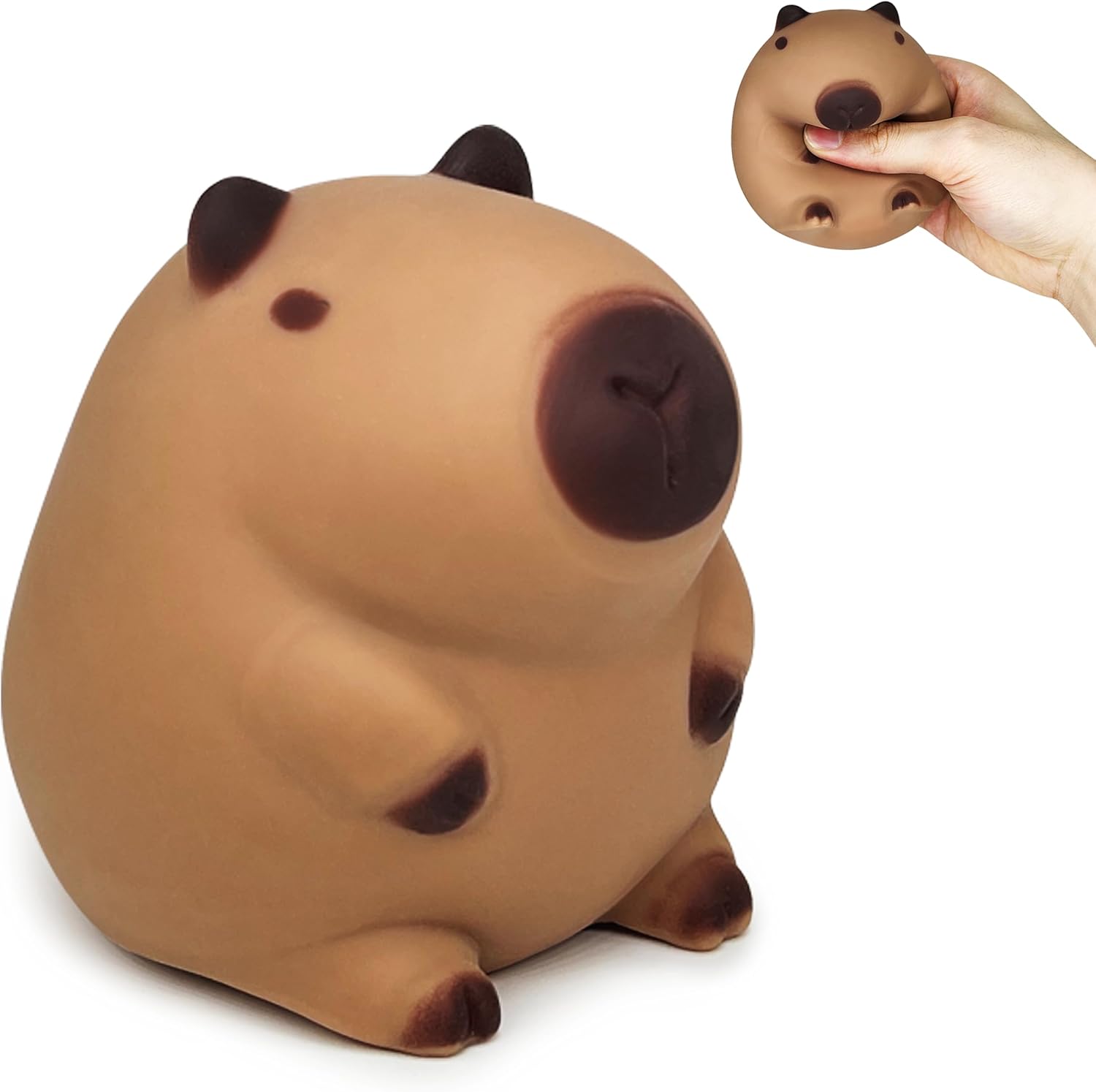 Capybara Squishy – Soft Sensory Toy for Kids