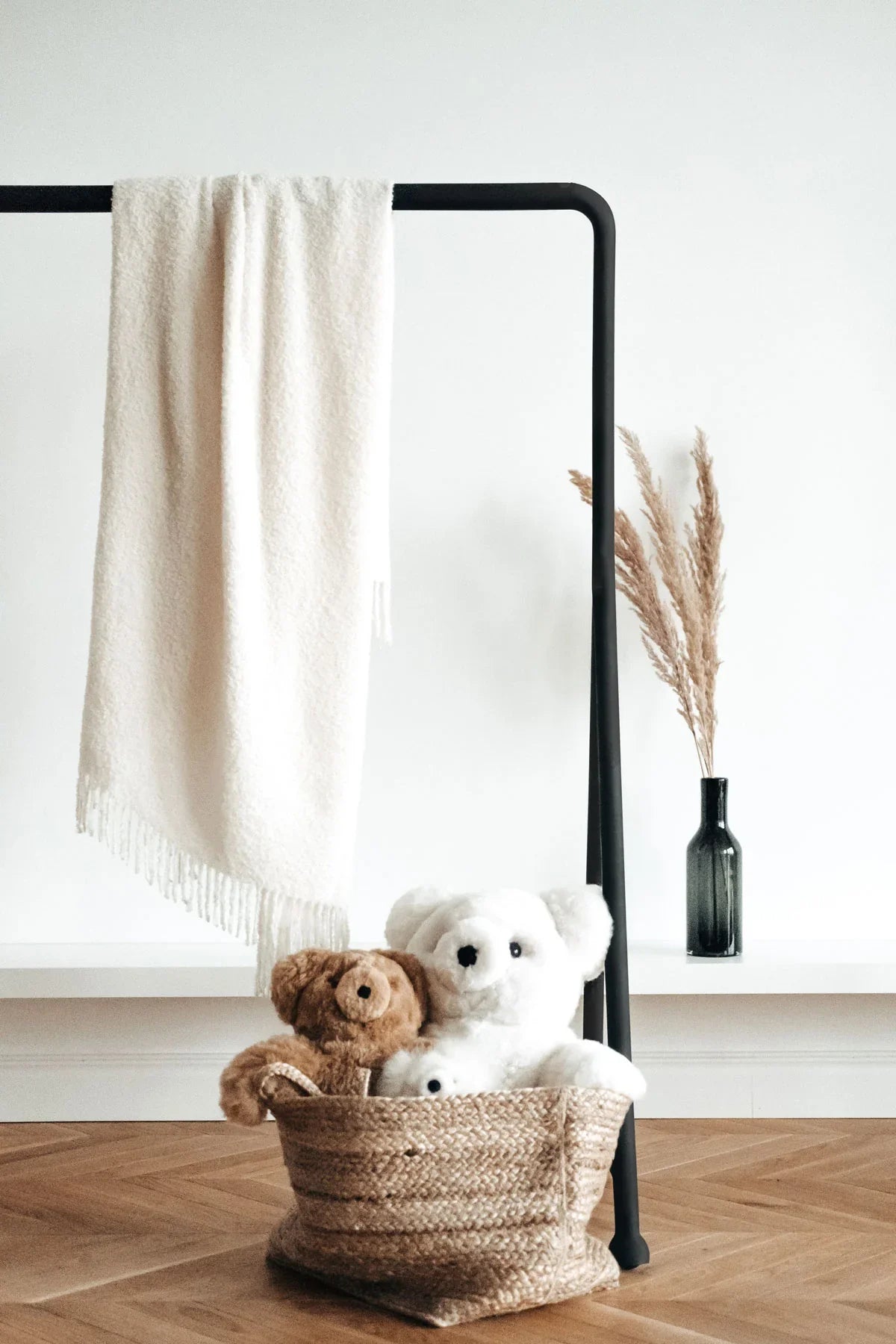 Plaid luxueux en laine d'alpaga super fine bouclée