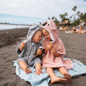 Poncho à manches courtes KOALA - Pour ENFANTS (Taille 122-150)