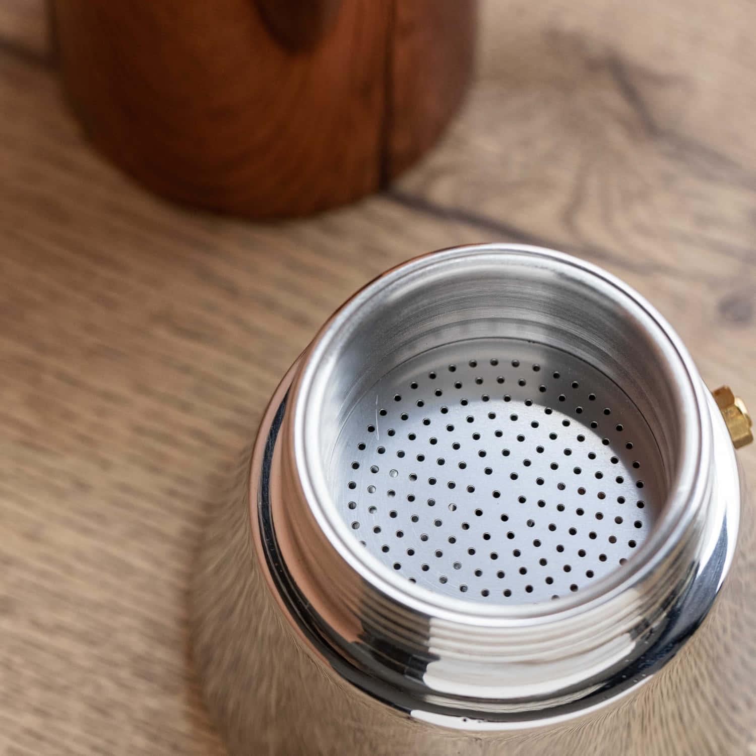 La Cafetière Espressokocher aus poliertem Edelstahl in Kupferoptik – 300 ml