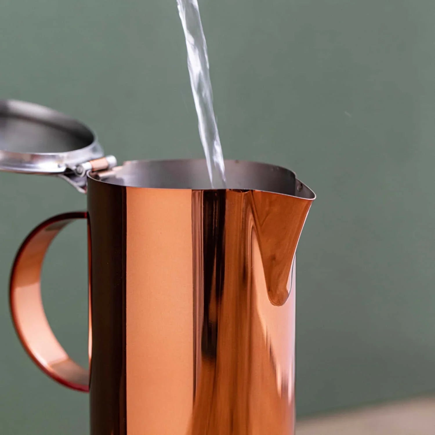La Cafetière Espressokocher aus poliertem Edelstahl in Kupferoptik – 300 ml