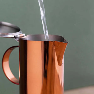 La Cafetière Espressokocher aus poliertem Edelstahl in Kupferoptik – 300 ml
