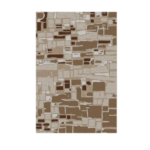 Tapis Mondrian tons terre