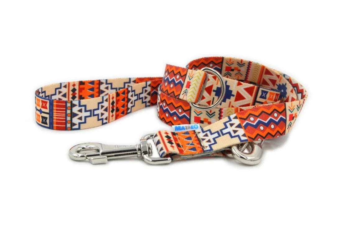 Verstellbare Hundeleine – Boho