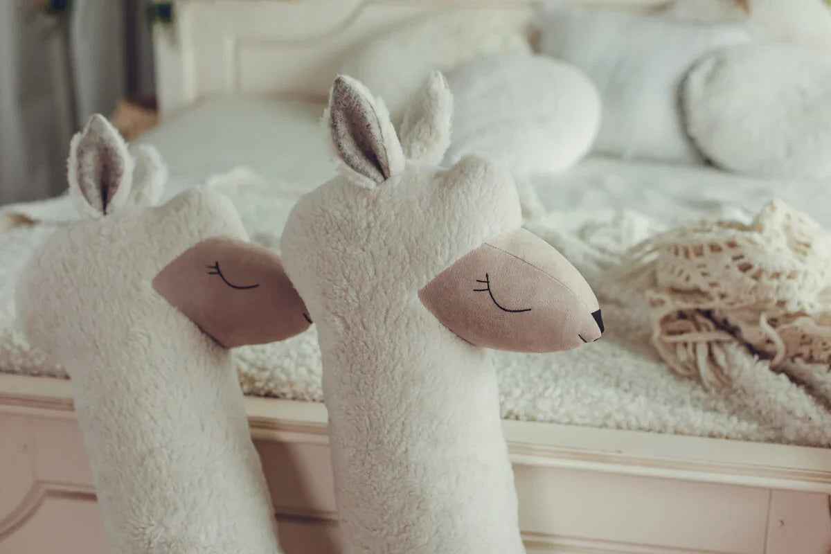 Alpaca gigante in peluche - Beige