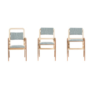 Set tavolo e sedia Montessori regolabile per bambini Luula - Verde menta
