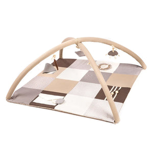 Tappeto gioco per neonati, 100x100cm - Marrone
