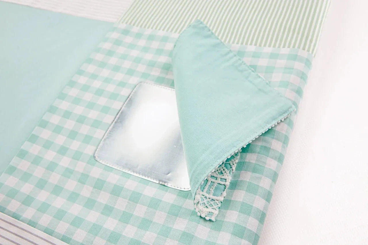 Tapis d'éveil pour bébé, 100x100 cm - Vert menthe