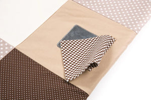 Baby-Spielmatte, 120x120 cm – Braun