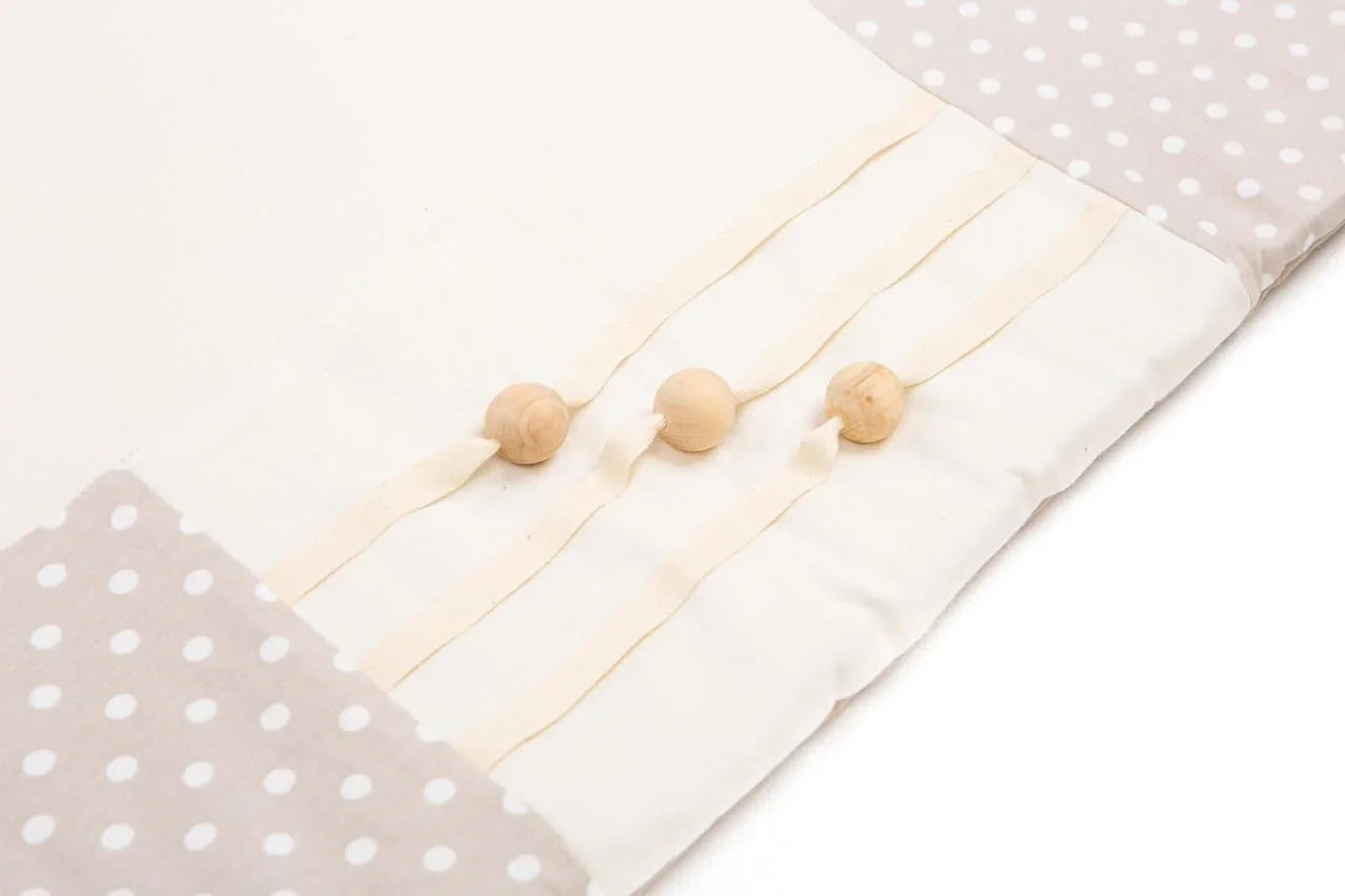 Baby-Spielmatte, 120x120 cm – Braun