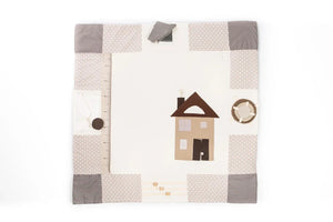 Baby-Spielmatte, 120x120 cm – Braun