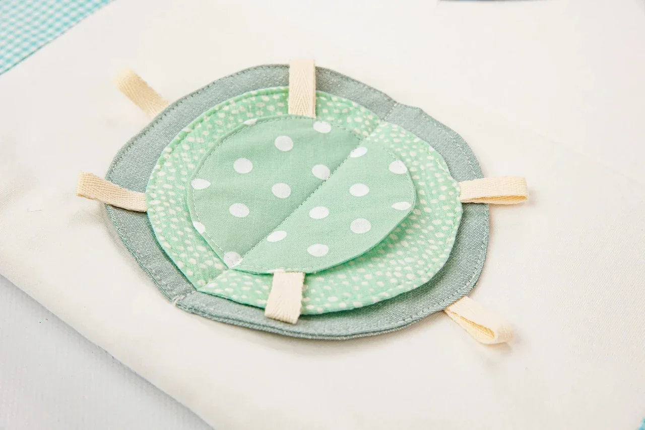 Tapis d'éveil pour bébé, 120x120 cm - Vert menthe
