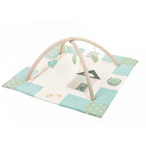 Tapis d'éveil pour bébé, 120x120 cm - Vert menthe