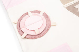 Tappeto gioco per bebè, 120x120 cm - Rosa