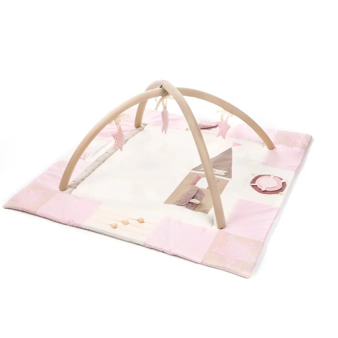 Tappeto gioco per bebè, 120x120 cm - Rosa