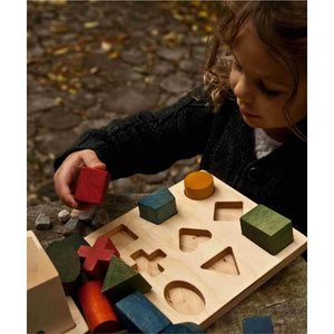 Holz-Steckspiel Formen-Sortierer – Colors