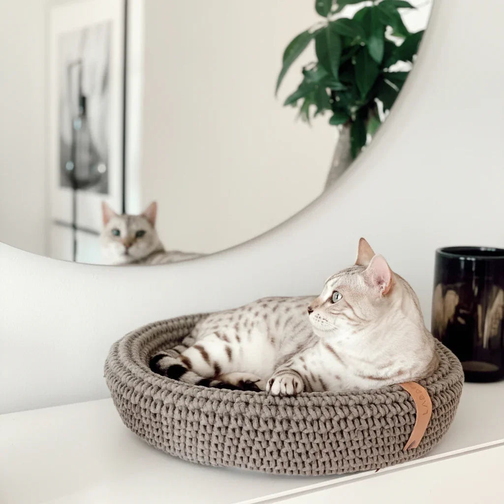 Coco Dog/Cat Bed - Light Brown 