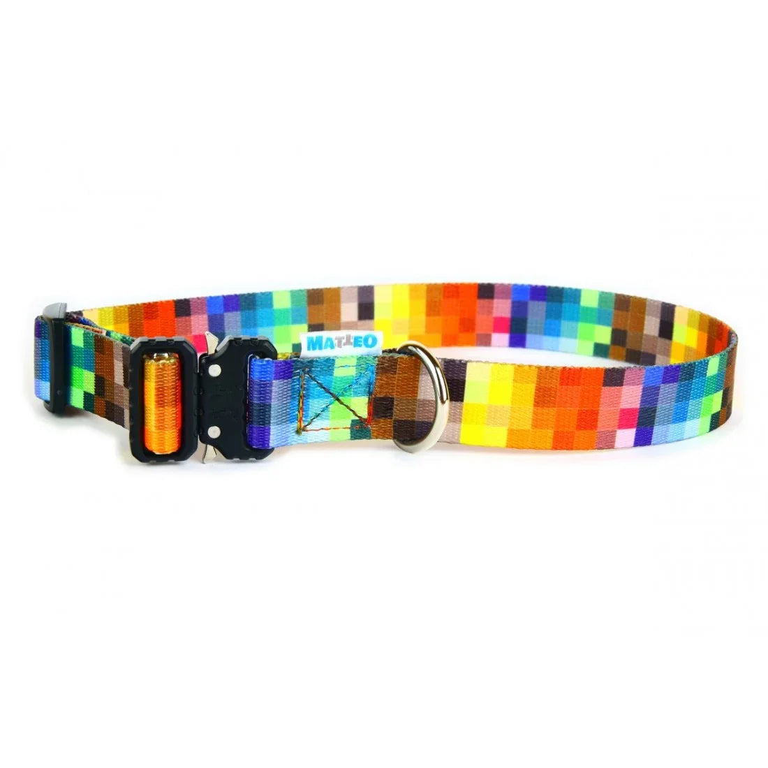 Collier à boucle métal - Pixels