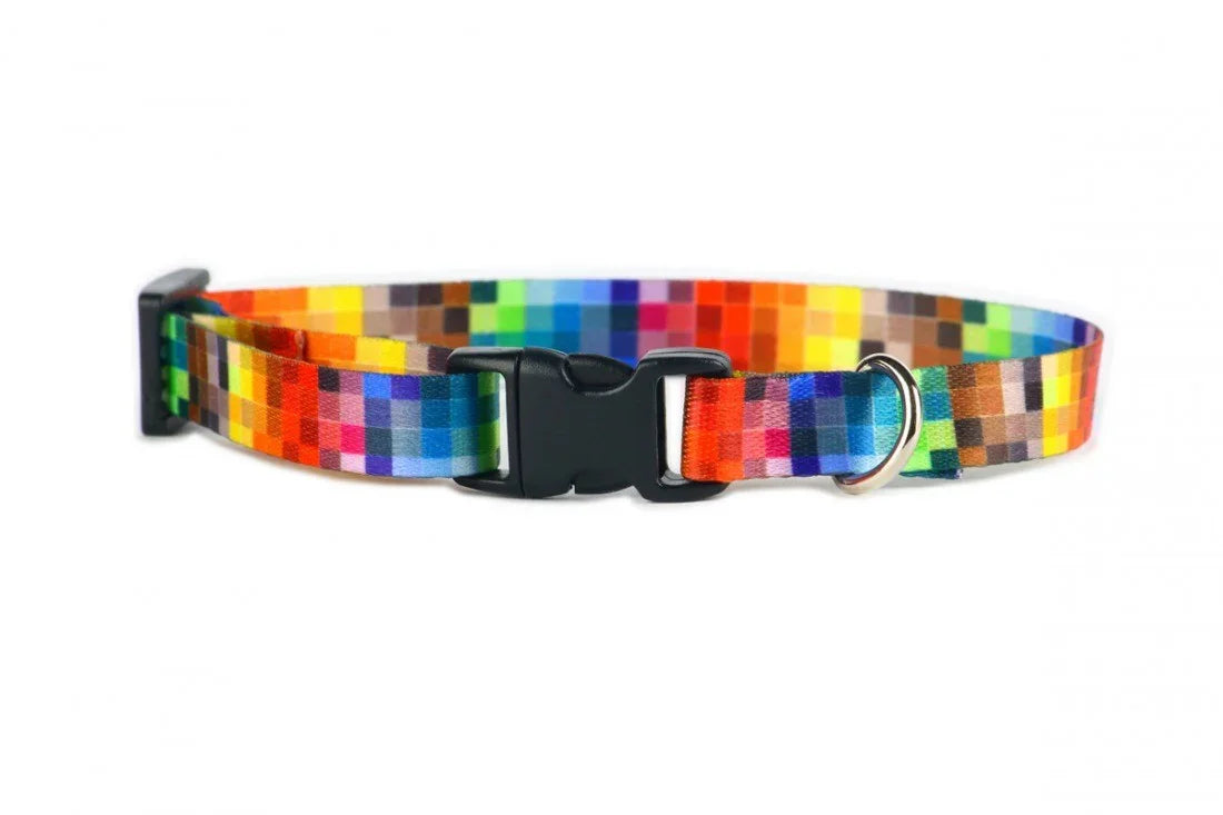 Collier à boucle plastique - Pixels