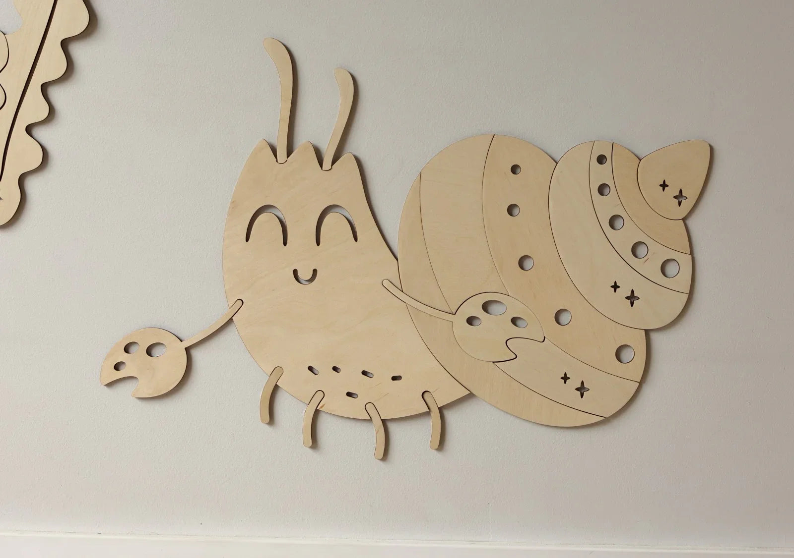 Decorazione da parete in legno - Granchio