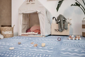 Tapis de jeu puzzle en mousse - Boho Azur