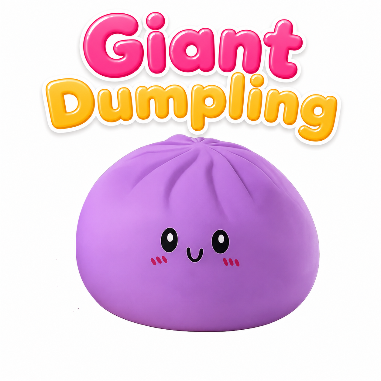 Giant Dumpling Squishy – 20 cm Soft Sensory Toy